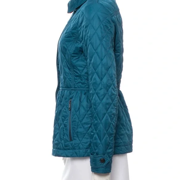 Burberry Brit Quilted Fitted Jacket